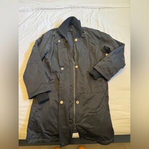 Eileen fisher nylon mid length coat